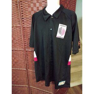 Vintage Portland Trail Blazers Shooting Jersey Warm Up Shirt Basketball NBA XL